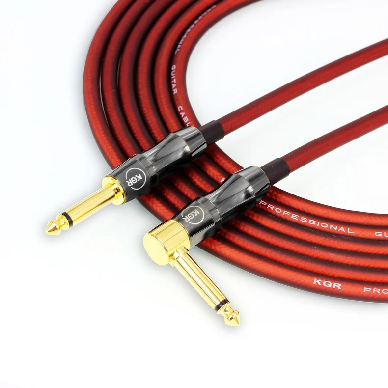 KGR guitar cable Wire Guitar/Bass Low noise cable Feet Guitar Cable Straight to Right Angle Instrument Cable
KGR guitar cable Wire Guitar/Bass Low noise cable Feet Guitar Cable Straight to Right Angle Instrument Cable