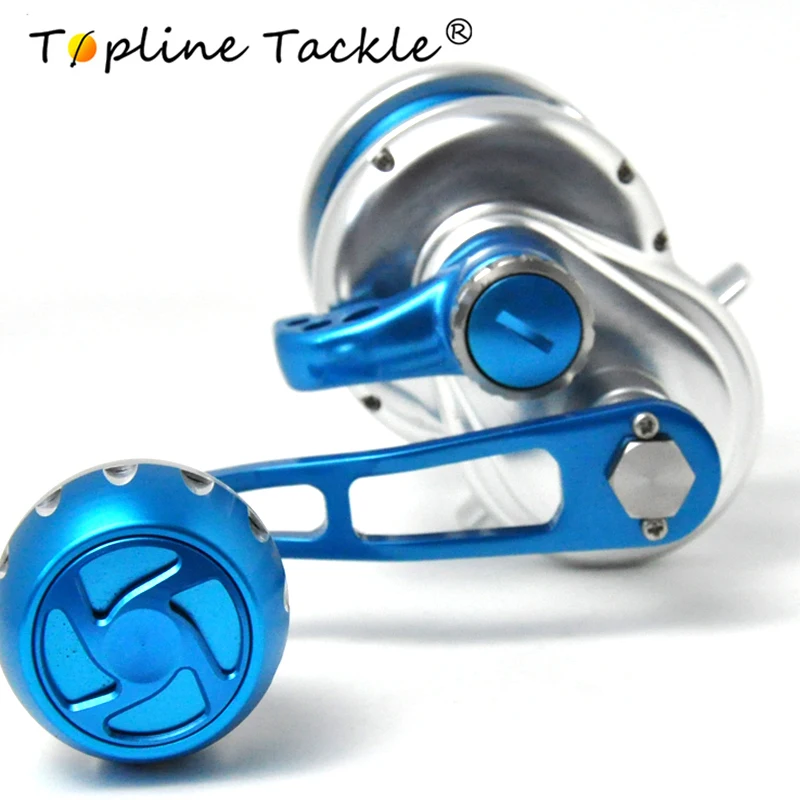 Topline Tackle CNC jigging reel moulinet peche en mer trolling mulinello traina sea TC series right and left hand | Спорт и