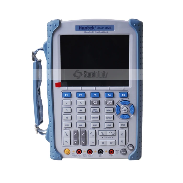 Hantek DSO1202B Digital Handheld Oscilloscope 5.6 Inch TFT Color LCD Display Multimeter High Band Width 200 MHz 2 Channels
Hantek DSO1202B Digital Handheld Oscilloscope 5.6 Inch TFT Color LCD Display Multimeter High Band Width 200 MHz 2 Channels