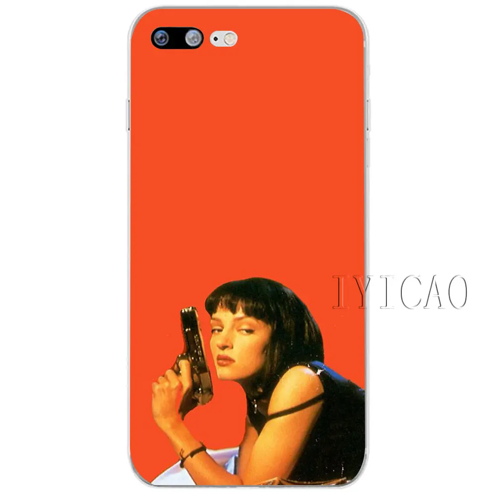 IYICAO smoke gun girl Hard transparent case for iPhone XR X XS Max 8 7 6 6S Plus 5 5S 5C 4 4S Cover | Мобильные телефоны и