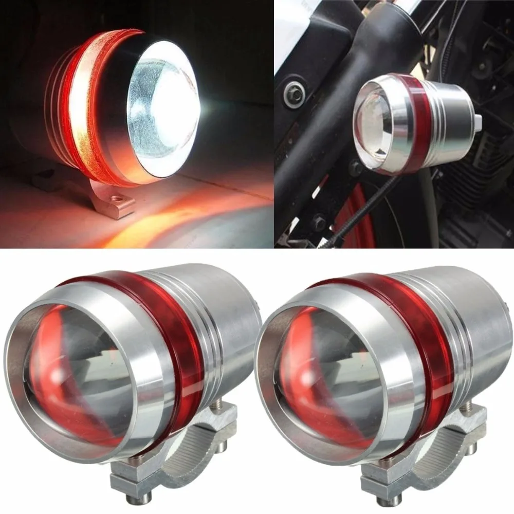 2pcs 12V LED Motorcycle Headlight 30W U3 Driving lamp fog lights Head Lamp Spotlight Strobe with Red Angel Eye Halo ATV Offroad
2pcs 12V LED Motorcycle Headlight 30W U3 Driving lamp fog lights Head Lamp Spotlight Strobe with Red Angel Eye Halo ATV Offroad