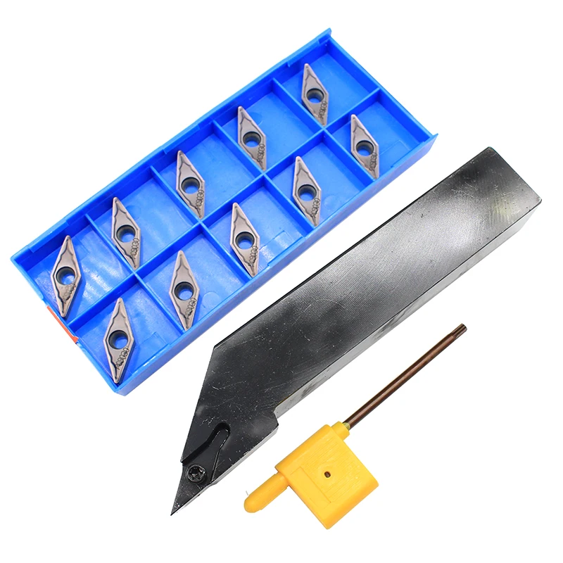 SVJCR1616H16 SVJCR2525M16 CNC Turning Tools 1PC+10PCS VCMT160408 HMP PC9030 High quality carbide insert
SVJCR1616H16 SVJCR2525M16 CNC Turning Tools 1PC+10PCS VCMT160408 HMP PC9030 High quality carbide insert