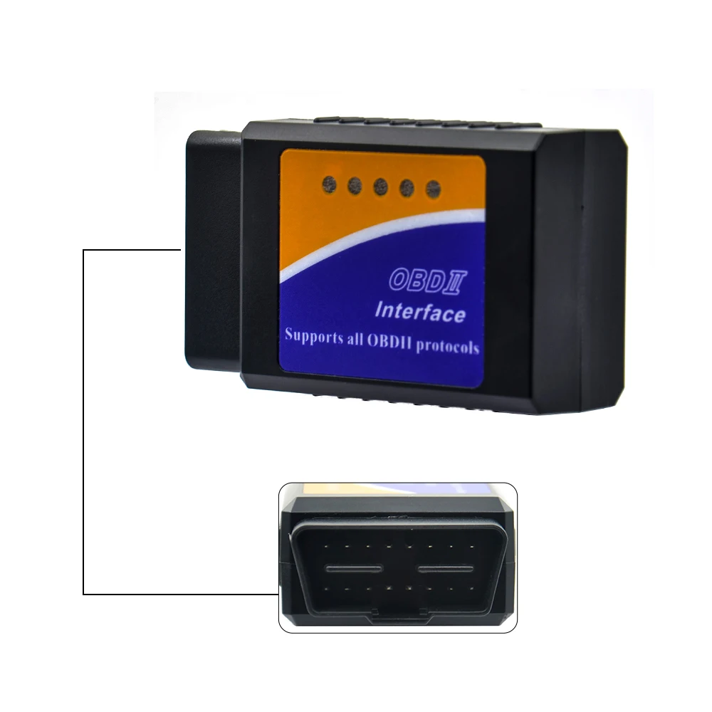 Сканер OBD 2 Mini Elm327 V2.1 Bluetooth OBD2 Elm 327 BT автомобильный диагностический инструмент OBDII