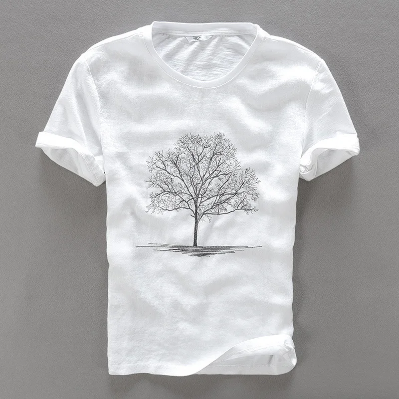 Chinese Style Linen White T Shirt Men Fashions Harajuku Streetwear Funny Tshirt Men T Shirt
Chinese Style Linen White T Shirt Men Fashions Harajuku Streetwear Funny Tshirt Men T Shirt