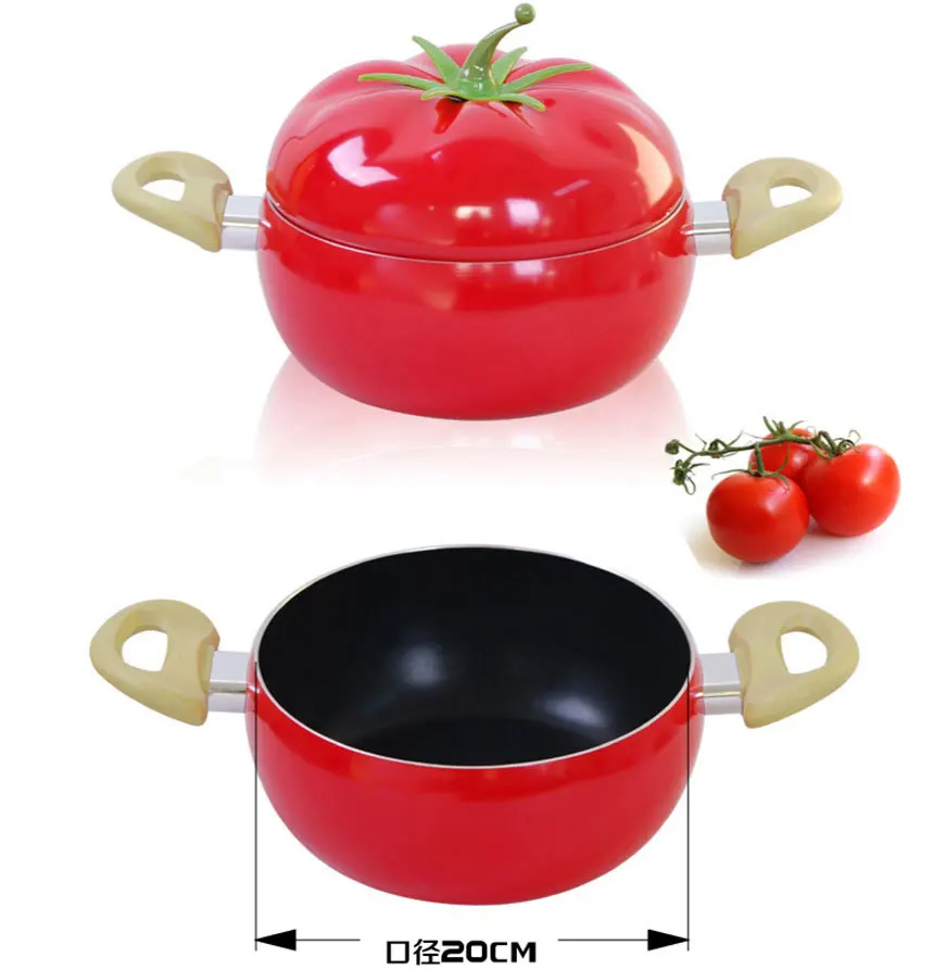 Hot Vegetables Modeling Non Stick Pot Lovely Style Tomato Pot Cookware Kitchen Cooking Pot Soup
Hot Vegetables Modeling Non Stick Pot Lovely Style Tomato Pot Cookware Kitchen Cooking Pot Soup