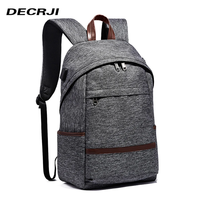 DECRJI Fashion Men's Backpack Multifunction USB Charging Mochila Masculina Escolar Back Pack Men Travel Bag Unisex School Bags
DECRJI Fashion Men's Backpack Multifunction USB Charging Mochila Masculina Escolar Back Pack Men Travel Bag Unisex School Bags