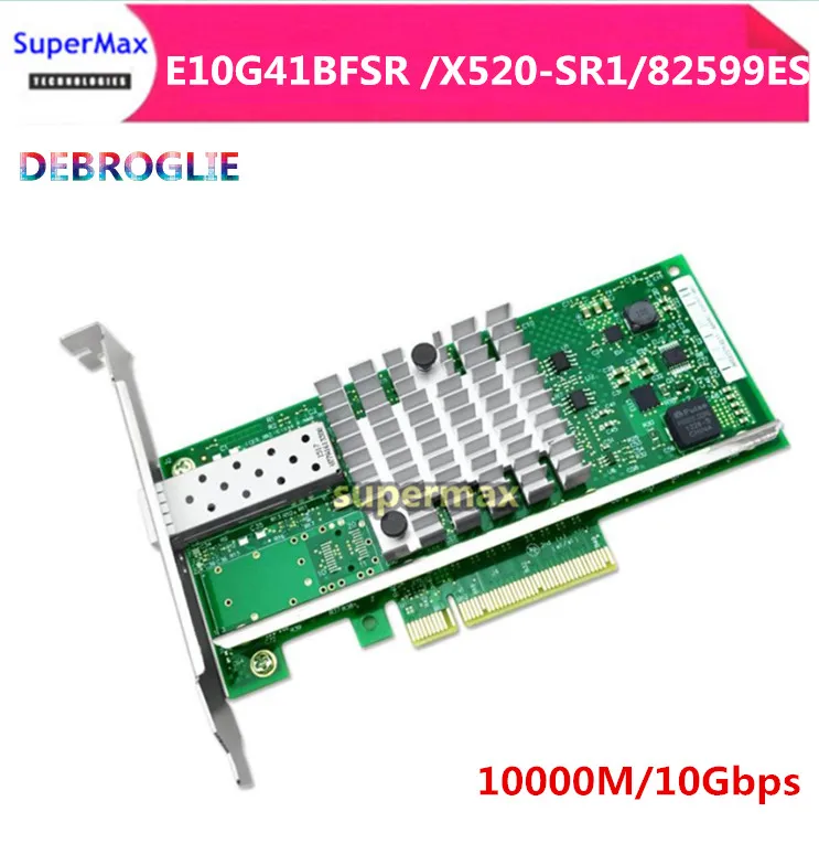 Плата адаптера Ethernet-сервера E10G41BFSR 82599EN LC 10-Gigabit, бесплатная доставка, X520-SR1
Плата адаптера Ethernet-сервера E10G41BFSR 82599EN LC 10-Gigabit, бесплатная доставка, X520-SR1