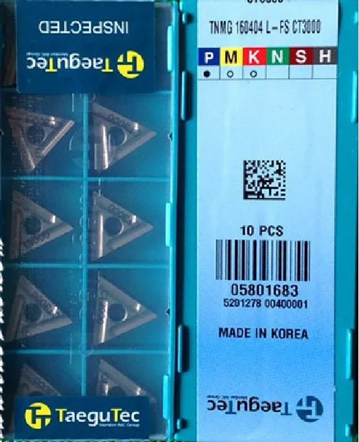Вольфрамовые карбидные вставки токарные инструменты Taegutec TNMG 160404 L-FS CT3000 Cermet GRADE TNMG160404L-FS CT3000
Вольфрамовые карбидные вставки токарные инструменты Taegutec TNMG 160404 L-FS CT3000 Cermet GRADE TNMG160404L-FS CT3000