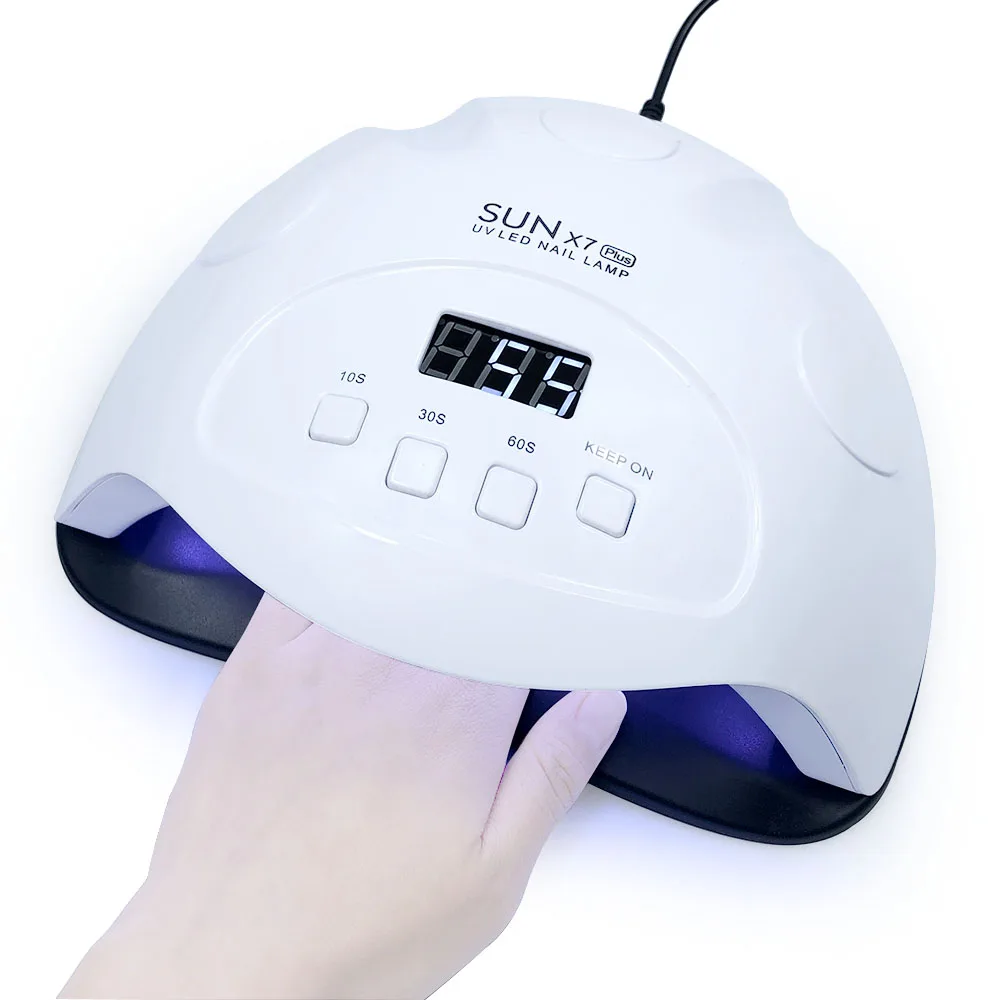 90W LED Nail Lamp Nail Dryer Dual hands 42PCS LEDs UV Lamp For Curing UV Gel Nail Polish With Motion Sensing LCD Display
90W LED Nail Lamp Nail Dryer Dual hands 42PCS LEDs UV Lamp For Curing UV Gel Nail Polish With Motion Sensing LCD Display