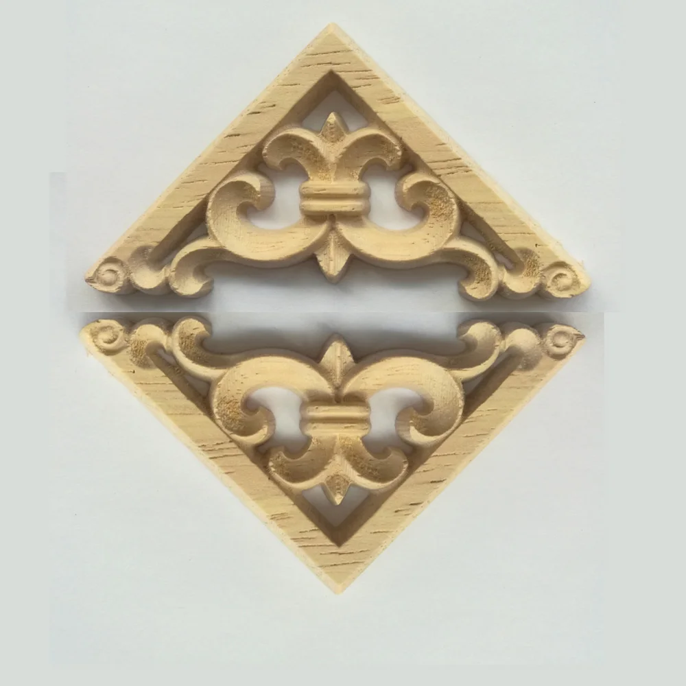 Decorative Wood Appliques for Furniture Decor Cabinet Door Irregular Wooden Mouldings Flower Carving Figurine
Decorative Wood Appliques for Furniture Decor Cabinet Door Irregular Wooden Mouldings Flower Carving Figurine