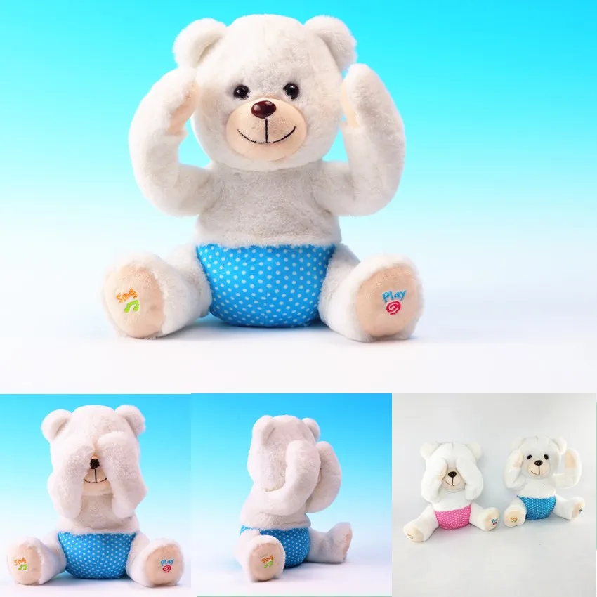 New Plush stuffed Electric Teddy Bear Music Plush Toys & Kids Hide-And-Seek Interactive Electric Toy
New Plush stuffed Electric Teddy Bear Music Plush Toys & Kids Hide-And-Seek Interactive Electric Toy