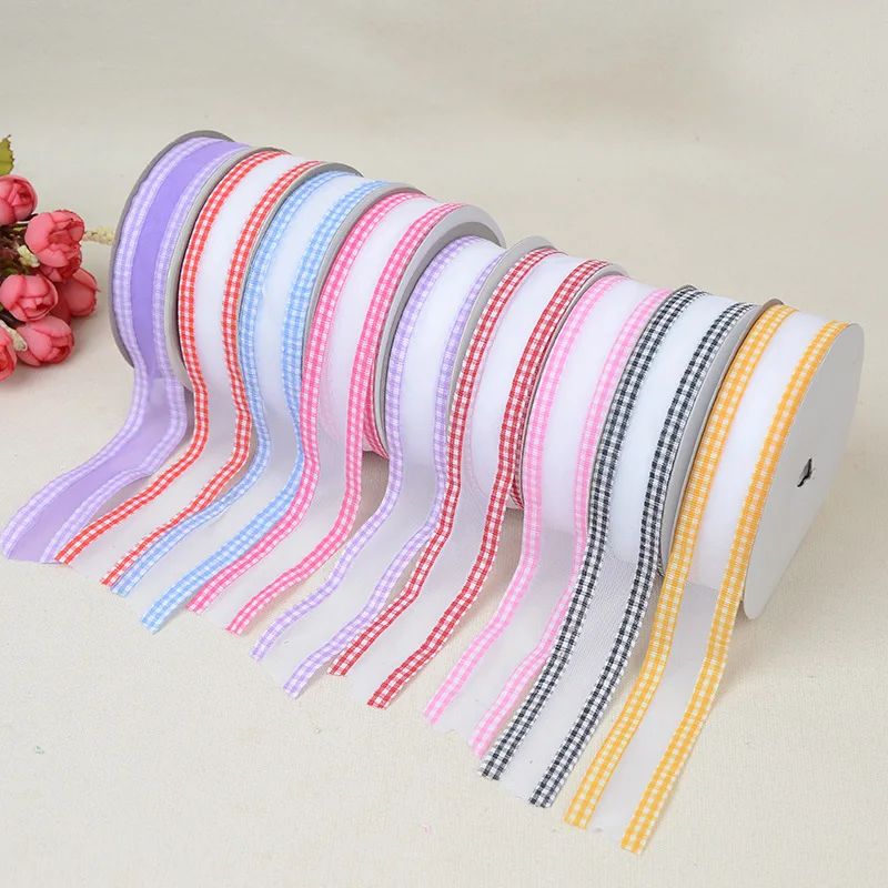 New Ribbon Fashion Ultrasonic Embossed Bandwidth Double-Sided Check Yarn and Clothing Material Accessories 2.5cm*20 Yards
New Ribbon Fashion Ultrasonic Embossed Bandwidth Double-Sided Check Yarn and Clothing Material Accessories 2.5cm*20 Yards