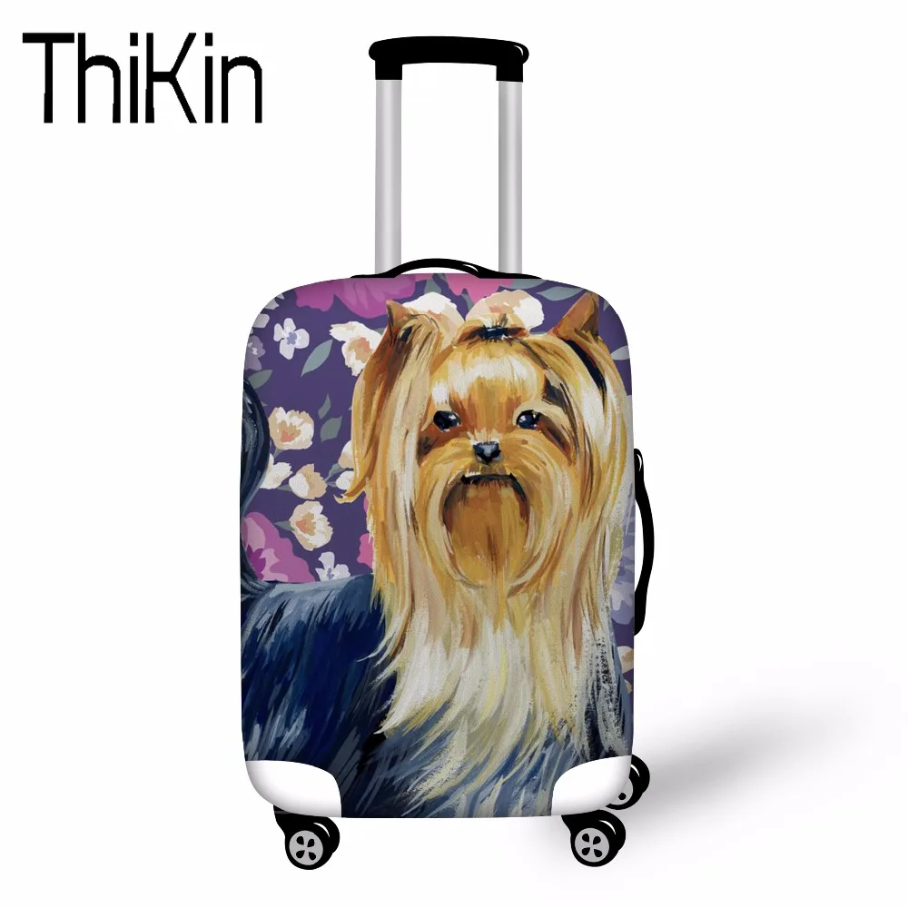 THIKIN 3D Floral Yorkie Waterproof Luggage Cover Protective Dust Covers Dog Animal Travel Suitcase Cover For 18-30 Inch Cases
THIKIN 3D Floral Yorkie Waterproof Luggage Cover Protective Dust Covers Dog Animal Travel Suitcase Cover For 18-30 Inch Cases