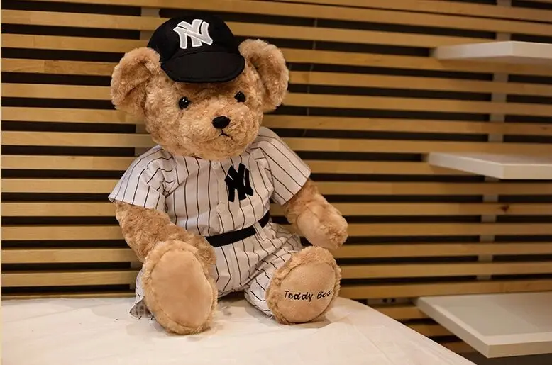 about 30cm teddy bear plush toy baseball suits bear soft doll Christmas gift h2287
about 30cm teddy bear plush toy baseball suits bear soft doll Christmas gift h2287