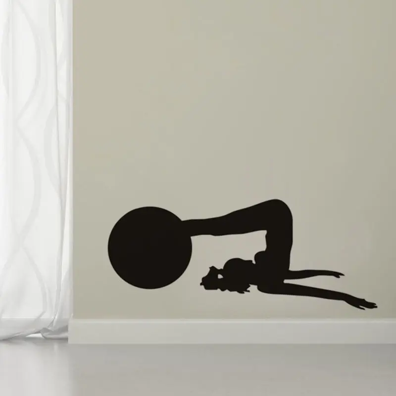 Lady Play Yoga With Ball Vinyl Wall Sticker Fitness Room Yoga Hall Decor Removable Art Decal Artistic Design Wall Decals ZA137
Lady Play Yoga With Ball Vinyl Wall Sticker Fitness Room Yoga Hall Decor Removable Art Decal Artistic Design Wall Decals ZA137