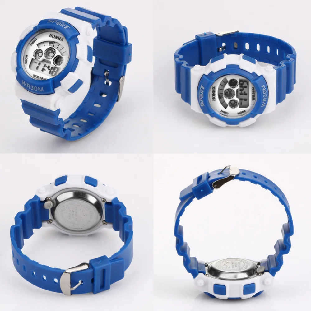6 Colors Sports Style Kids Waterproof Watch Children Boy Girl Multifunction Sports Electronic Digital Wristwatches
6 Colors Sports Style Kids Waterproof Watch Children Boy Girl Multifunction Sports Electronic Digital Wristwatches