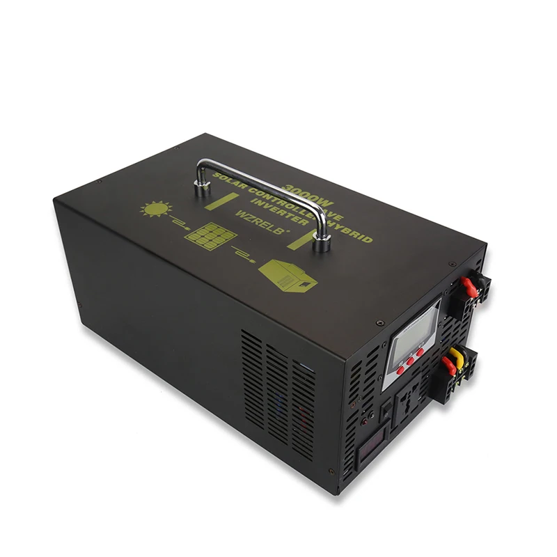 Pure Sine Wave Solar Inverter 3000W 12V/24V/48V DC to 120V/220V/230V/240V DC/AC Converter Hybrid Inverter 30A Charger Controller
Pure Sine Wave Solar Inverter 3000W 12V/24V/48V DC to 120V/220V/230V/240V DC/AC Converter Hybrid Inverter 30A Charger Controller