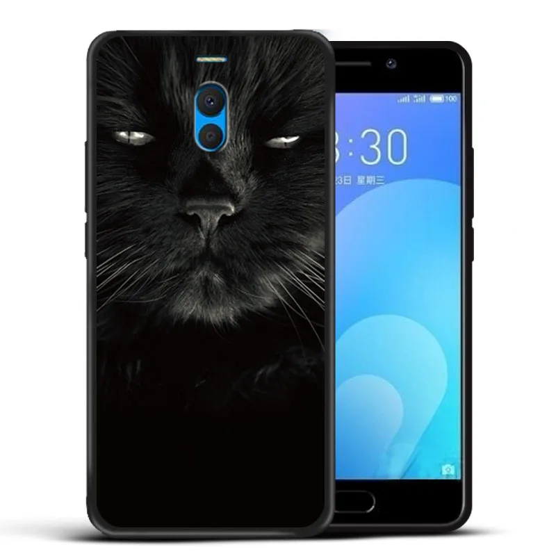 Пять цветов Meizu M6 note чехол роскошный мягкий силиконовый 360 полная защита задняя