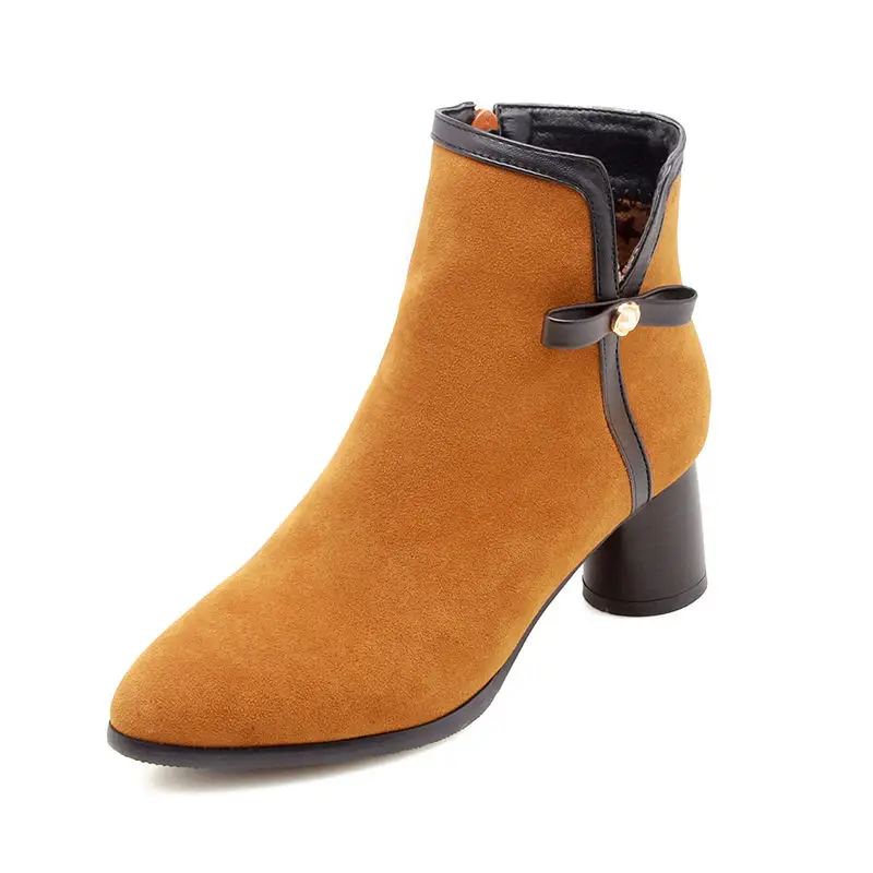 Smeeroon 2020 new arrival women boots pointed toe zip high heels ankle boots for women autumn winter boots wedding shoes
Smeeroon 2020 new arrival women boots pointed toe zip high heels ankle boots for women autumn winter boots wedding shoes