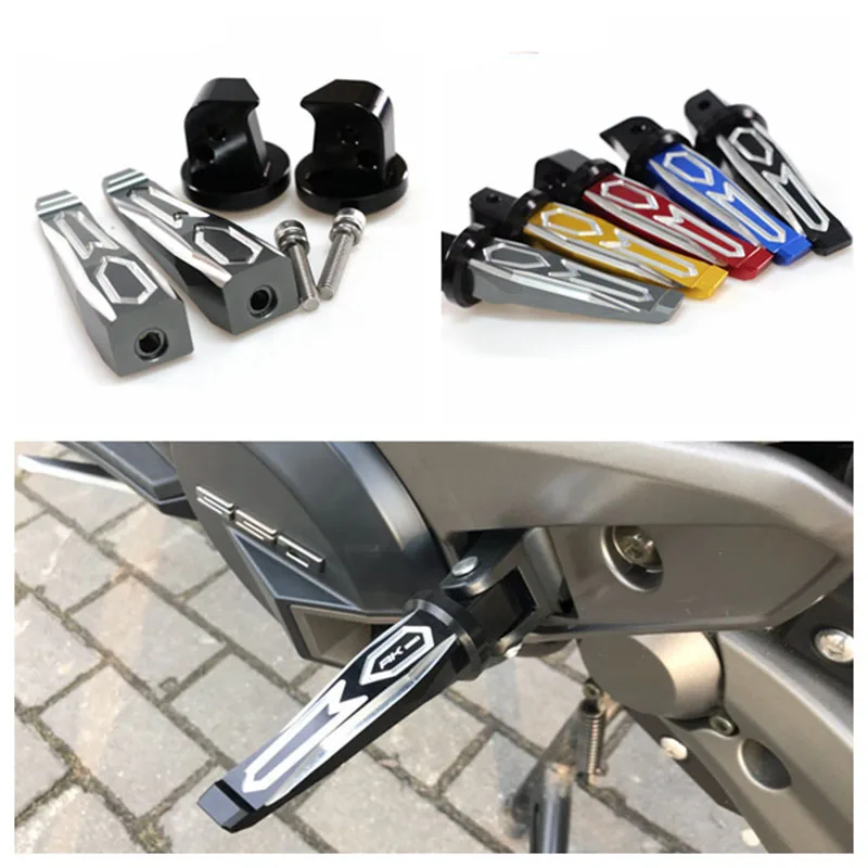 CNC Aluminum Motorcycle Rear Passenger Foot Pegs Pedals Footrests For KYMCO AK550 AK 550 ak 550 2017 High Quality
CNC Aluminum Motorcycle Rear Passenger Foot Pegs Pedals Footrests For KYMCO AK550 AK 550 ak 550 2017 High Quality