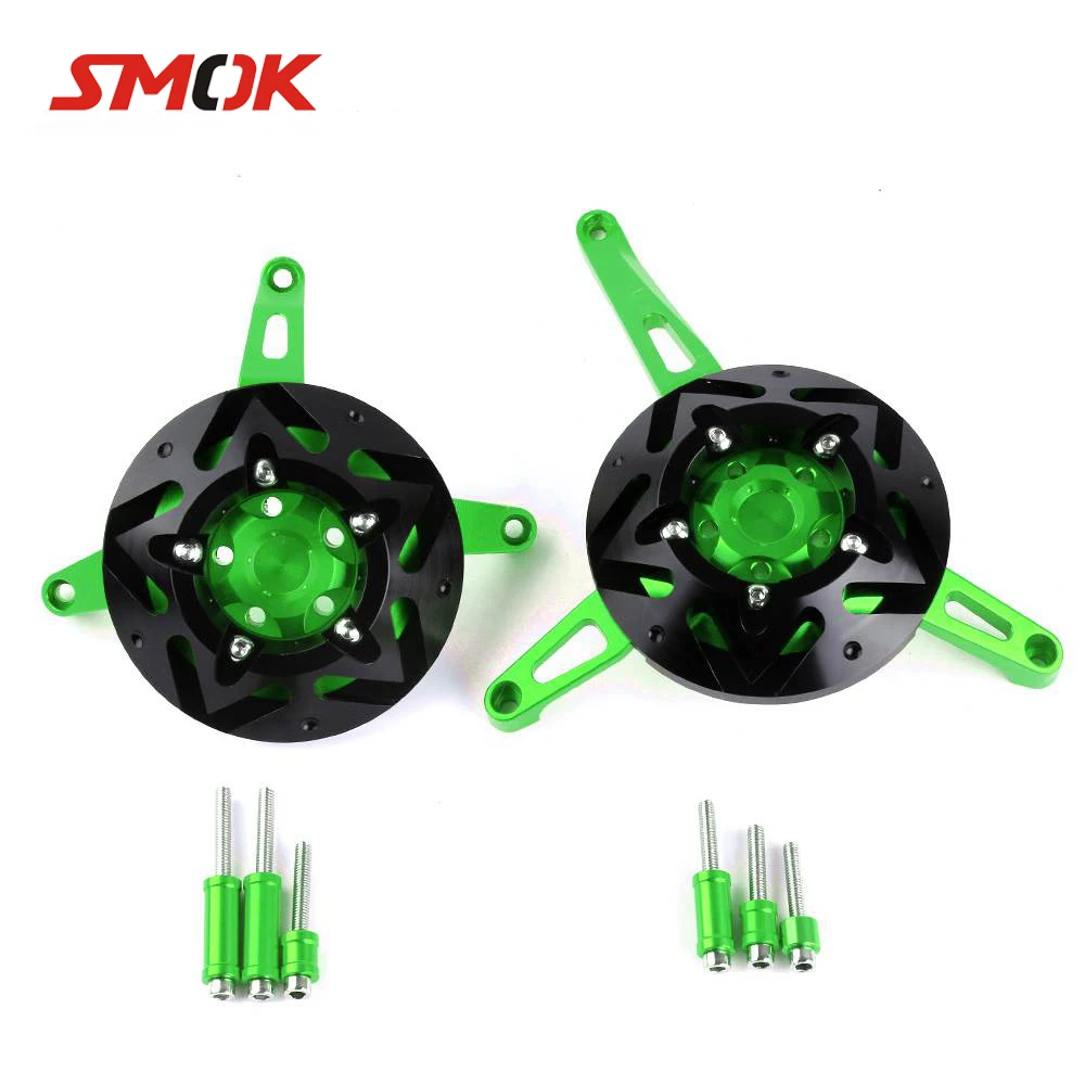 SMOK Мотоцикл CNC алюминиевый защитный чехол для двигателя Kawasaki Versys 650 ER6N ER4N ER6F Ninja ER 4F