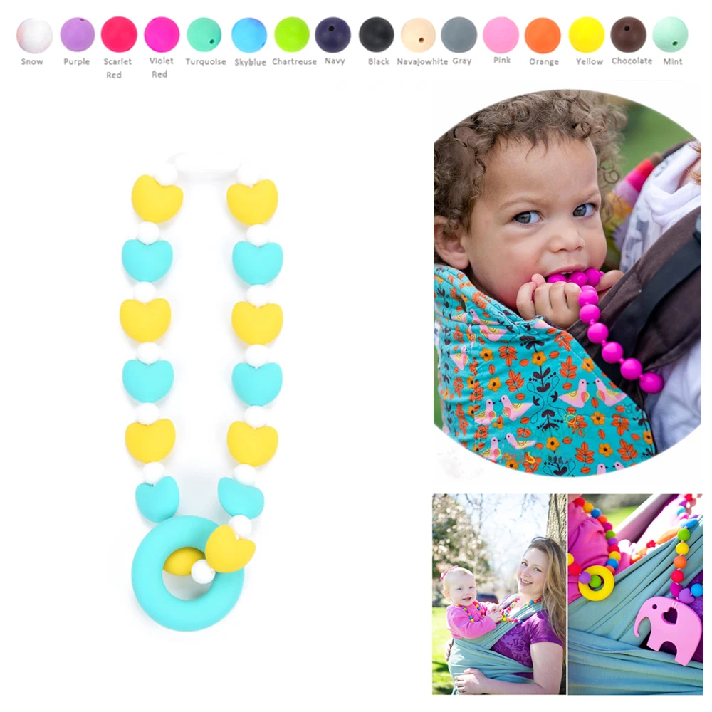 BPA Free Silicone Teether Heart Chew Teething Pacifier Clip For Baby Carrier Accessory Safety Silicone Heart Teething
BPA Free Silicone Teether Heart Chew Teething Pacifier Clip For Baby Carrier Accessory Safety Silicone Heart Teething