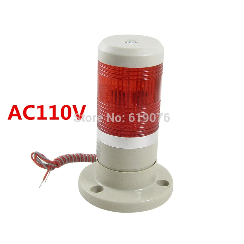 AC220V Red steady Signal Tower Industrial Warning Lamp Stack Light Alarm Apparatus
AC220V Red steady Signal Tower Industrial Warning Lamp Stack Light Alarm Apparatus
