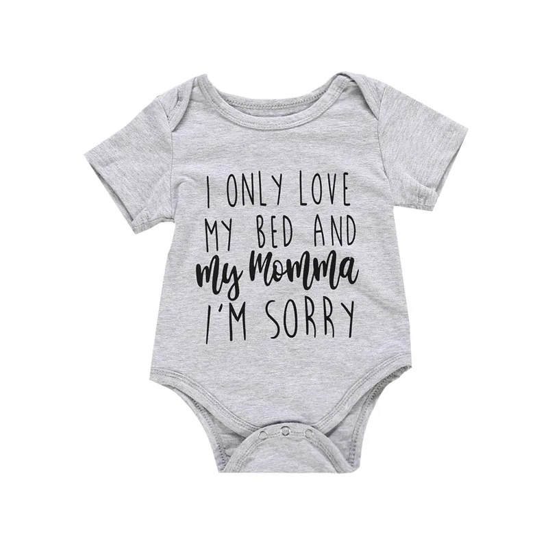 Newborn Baby Clothes Boy Girl Kids Cotton Letter Print Short Sleeve Bodysuit Funny Cute Outfits Summer Infant Jumpsuit
Newborn Baby Clothes Boy Girl Kids Cotton Letter Print Short Sleeve Bodysuit Funny Cute Outfits Summer Infant Jumpsuit