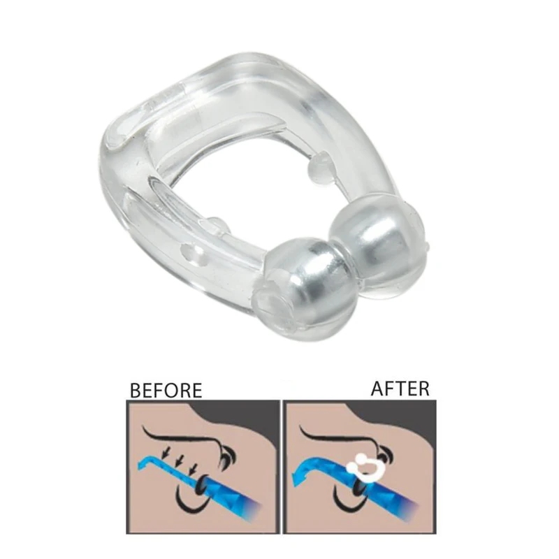1-5pcs Silicone Magnet Nose Clip Stop Snoring anti snore device Sleeping Aid Apnea Guard shipping
1-5pcs Silicone Magnet Nose Clip Stop Snoring anti snore device Sleeping Aid Apnea Guard shipping