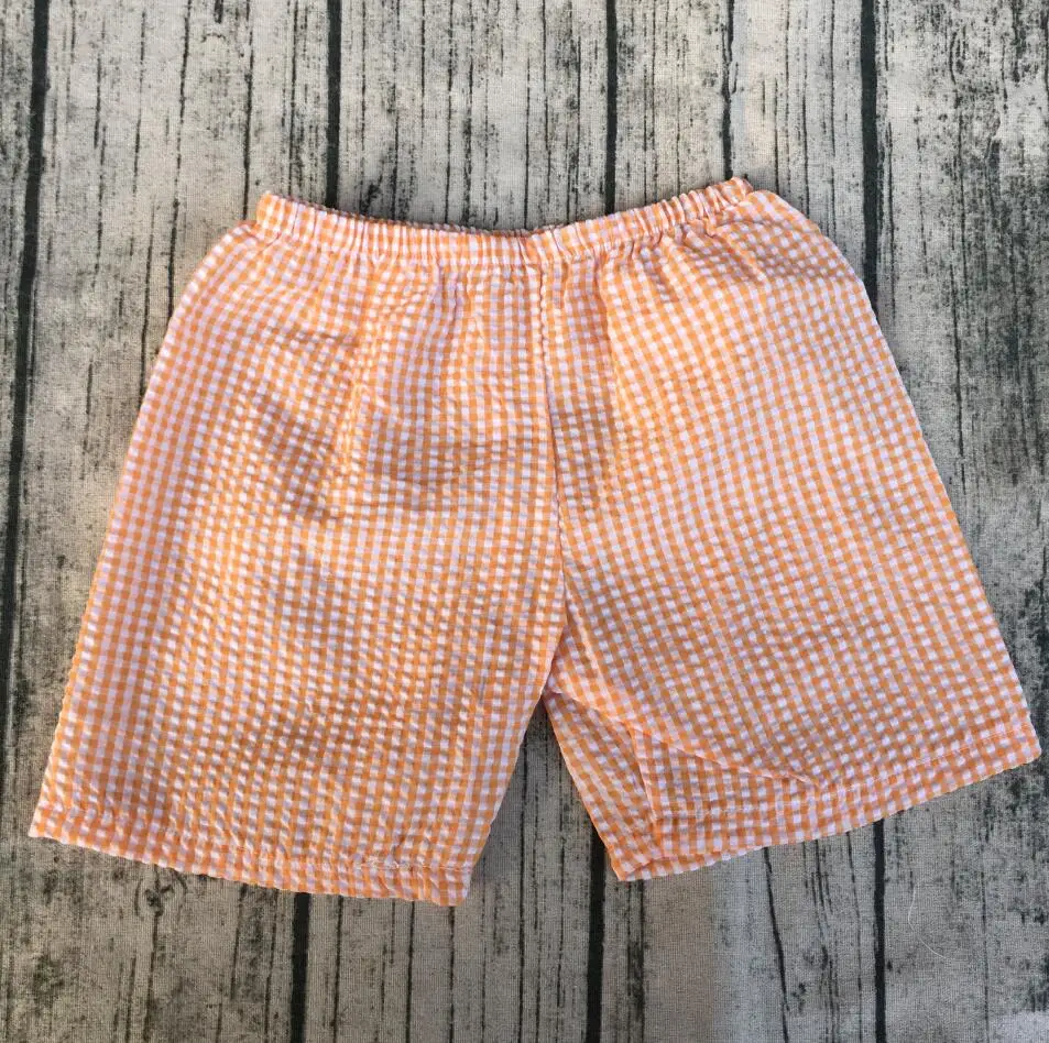 Personalized Relaxtion New Arrival Boutique Kids Clothing Wholesale Seersucker Gingham Stripe Boys Shorts
Personalized Relaxtion New Arrival Boutique Kids Clothing Wholesale Seersucker Gingham Stripe Boys Shorts
