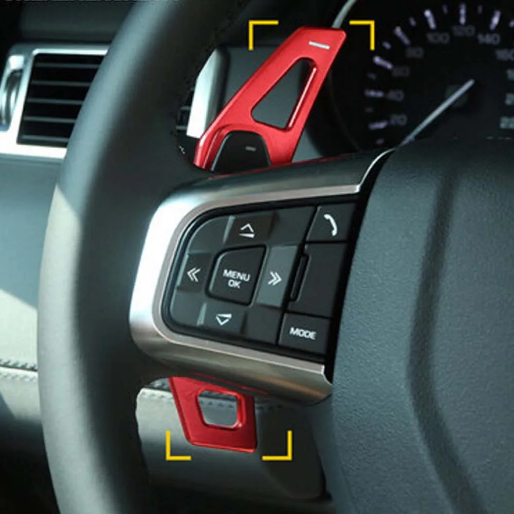 Steering Wheel Gear Shift Paddles Cover Trim Sticker For XE F-PACE Fpace XF F-Type XJ Fpace Ftype Accessories
Steering Wheel Gear Shift Paddles Cover Trim Sticker For XE F-PACE Fpace XF F-Type XJ Fpace Ftype Accessories