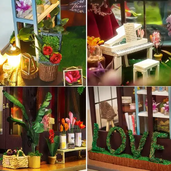 Handmade Wooden Miniature Model Wooden Dolls House Diy Assemble Toy With Furniture Led Lights Kids Birthday Gifts
Handmade Wooden Miniature Model Wooden Dolls House Diy Assemble Toy With Furniture Led Lights Kids Birthday Gifts