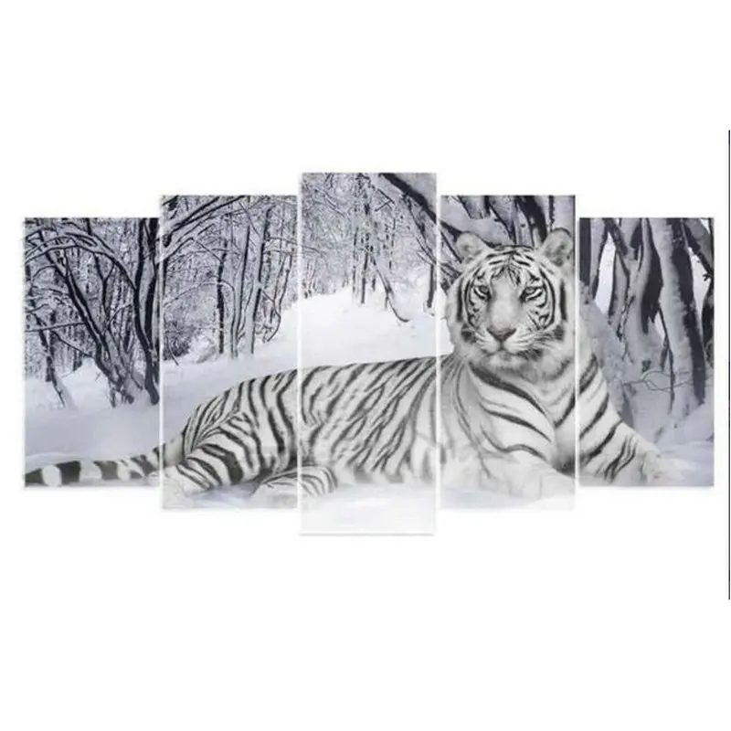 5pcs 5D Diy diamond painting cross stitch white tiger snow Full Square Diamond embroidery Needlework Rhinestone Mosaic Crafts
5pcs 5D Diy diamond painting cross stitch white tiger snow Full Square Diamond embroidery Needlework Rhinestone Mosaic Crafts