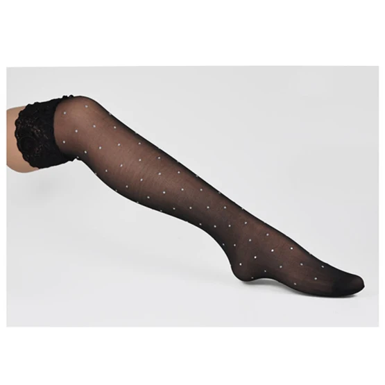 Sexy woman socks Top lace nylon High-grade Dot Transparent socks 2019 new Women's lace Thigh socks
Sexy woman socks Top lace nylon High-grade Dot Transparent socks 2019 new Women's lace Thigh socks