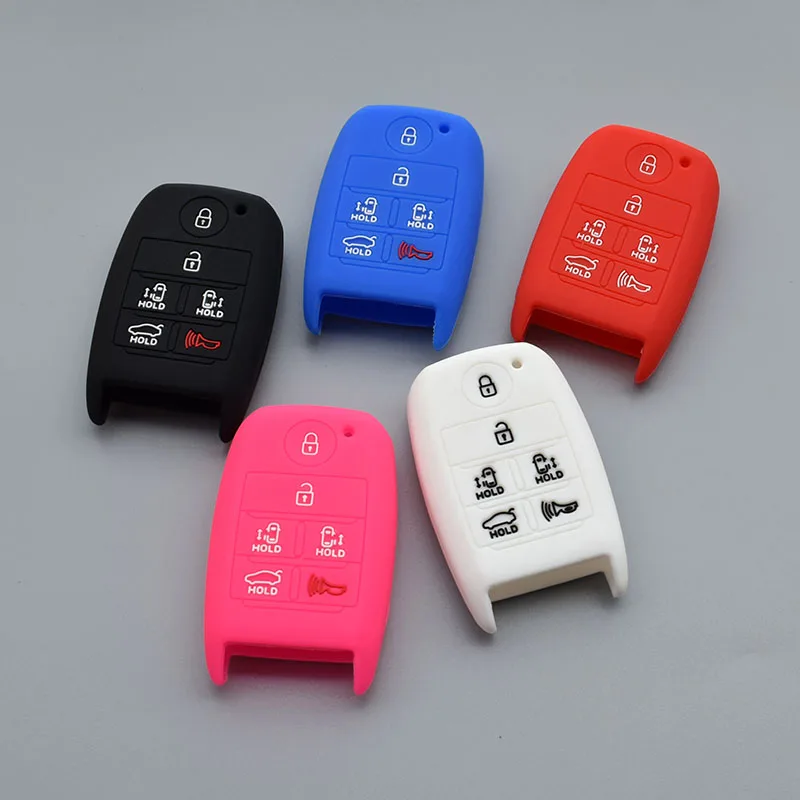 silicone rubber key fob skin cover case protect for KIA grand carnival Sorento 2016 Sedona 5 6 button smart remote keyless entry
silicone rubber key fob skin cover case protect for KIA grand carnival Sorento 2016 Sedona 5 6 button smart remote keyless entry