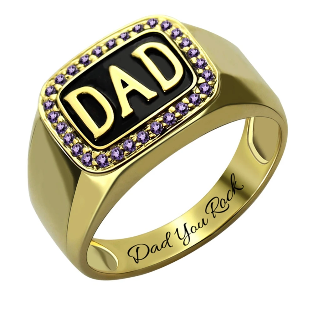 Sweey Dropshipping Personalized Customized Ring for Men Hot Simple Trendy Male Ring Customized Men's Birthstone DAD Ring
Sweey Dropshipping Personalized Customized Ring for Men Hot Simple Trendy Male Ring Customized Men's Birthstone DAD Ring