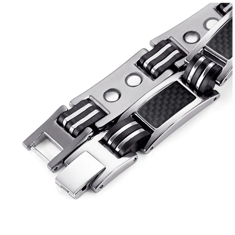 Chain Bracelets Men Jewelry Energy Magnetic Health Bracelet Brazil Style Couples Black Titanium Bracelets Handmade
Chain Bracelets Men Jewelry Energy Magnetic Health Bracelet Brazil Style Couples Black Titanium Bracelets Handmade