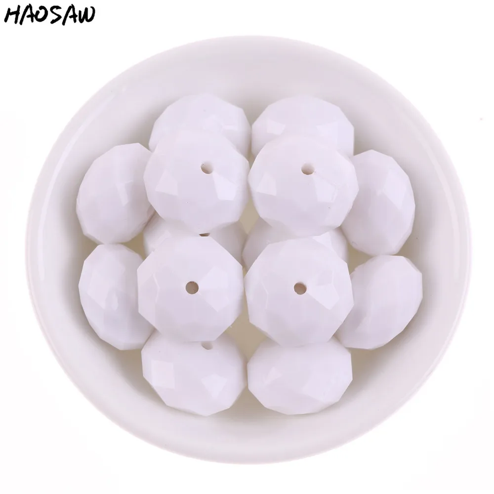Jewelry Accessories 100Pcs 22MM White Solid Color Acrylic Rondelle Beads Classic Jewelry Material KQWB-517719
Jewelry Accessories 100Pcs 22MM White Solid Color Acrylic Rondelle Beads Classic Jewelry Material KQWB-517719