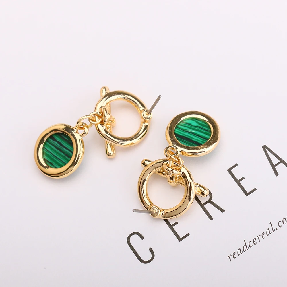 YULUCH Exquisite small and elegant temperament zinc alloy inlaid malachite pendant ear stud 2018 new arrival jewelry
YULUCH Exquisite small and elegant temperament zinc alloy inlaid malachite pendant ear stud 2018 new arrival jewelry