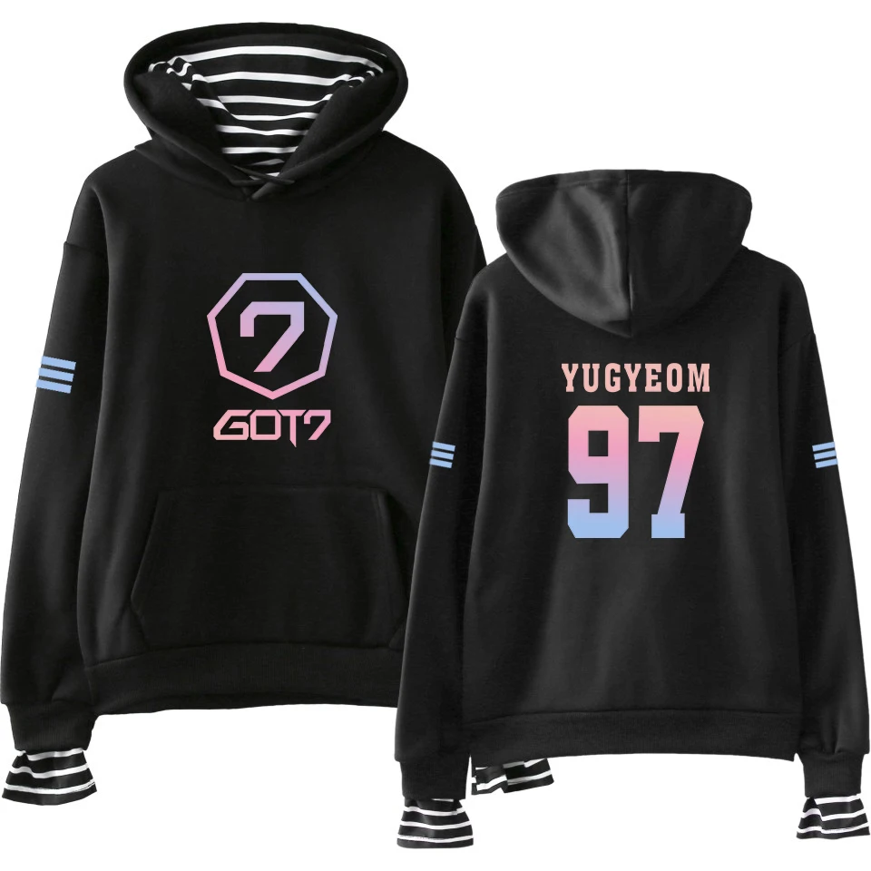 GOT7 Fake two pieces Oversize Hoodies Sweatshirt 2018 New Style Winter Hoodies Pullovers Casual Hoodies Sweatshirt
GOT7 Fake two pieces Oversize Hoodies Sweatshirt 2018 New Style Winter Hoodies Pullovers Casual Hoodies Sweatshirt