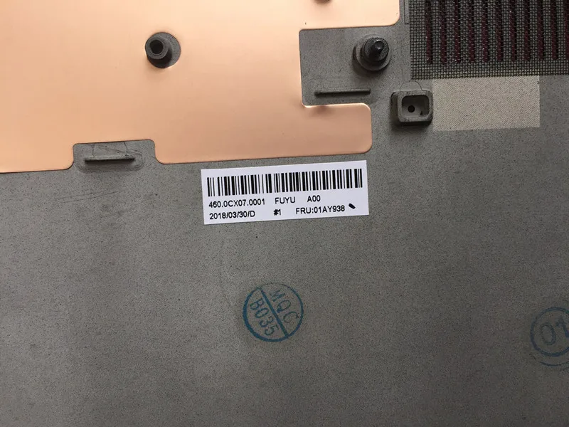 For Lenovo Thinkpad X1 Yoga 3rd Gen Bottom Case Cover 460.0CX07.0001 01AY938 01AY984 01YT268
For Lenovo Thinkpad X1 Yoga 3rd Gen Bottom Case Cover 460.0CX07.0001 01AY938 01AY984 01YT268