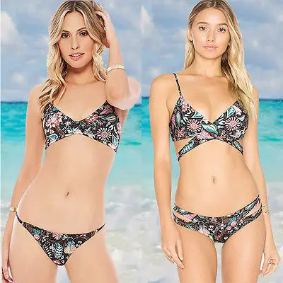 2017 Sexy Women Swimwear Print Triangle Bandage Bikinis Set Push up Padded Bra Swimsuit Swimwear Women Beachwear Beach Outwear
2017 Sexy Women Swimwear Print Triangle Bandage Bikinis Set Push up Padded Bra Swimsuit Swimwear Women Beachwear Beach Outwear