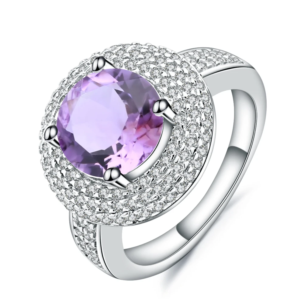 Gem's Ballet 2.66Ct Natural Amethyst Purple Gemstone Ring 925 Sterling Silver Engagement Cocktail Rings For Women Fine Jewelry
Gem's Ballet 2.66Ct Natural Amethyst Purple Gemstone Ring 925 Sterling Silver Engagement Cocktail Rings For Women Fine Jewelry