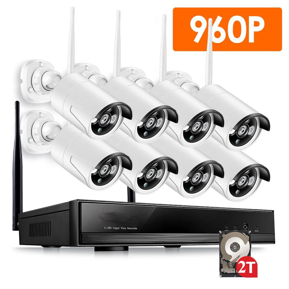 Wireless CCTV Camera Systems With Hard Drive SACAM 8CH HD 960P P2P WiFi Security Alarm NVR Kit for Indoor Outdoor
Wireless CCTV Camera Systems With Hard Drive SACAM 8CH HD 960P P2P WiFi Security Alarm NVR Kit for Indoor Outdoor