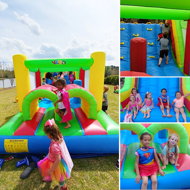 YARD Obstacle Course Inflatable Bouncer 6.5*2.8*2.4 M Giant Inflatable Games Jumping Castle Children Grassland Inflatable Games
YARD Obstacle Course Inflatable Bouncer 6.5*2.8*2.4 M Giant Inflatable Games Jumping Castle Children Grassland Inflatable Games