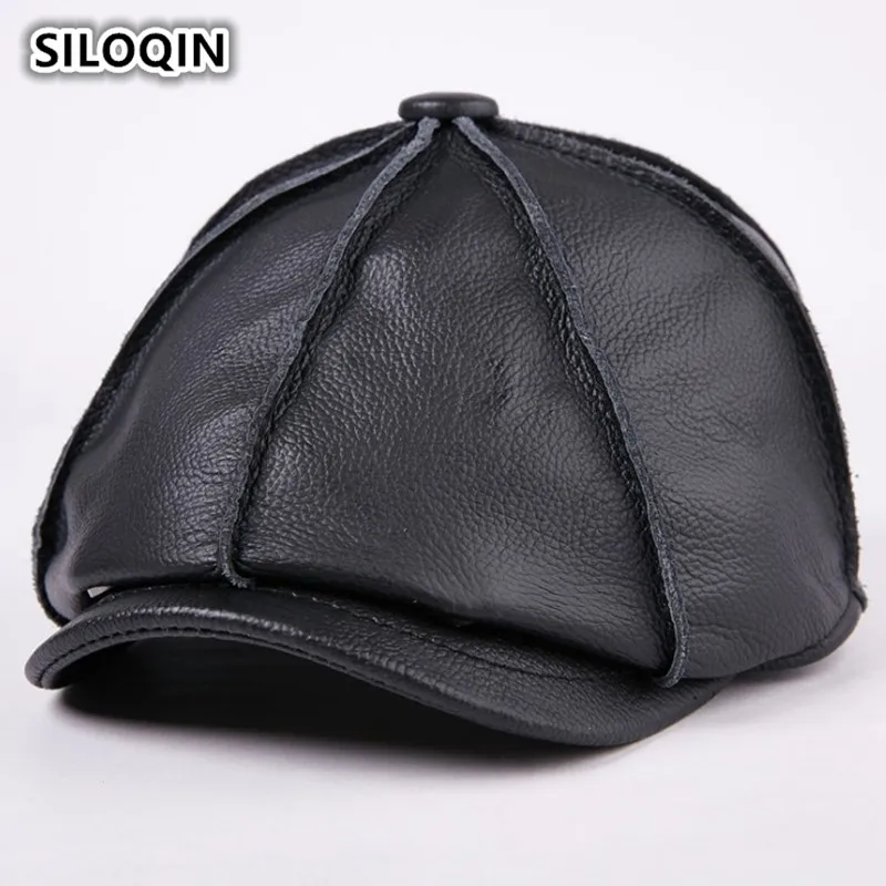 Шапка-берет SILOQIN Мужская, из натуральной кожи, зимняя, теплая, из воловьей кожи, элегантная, для мужчин и женщин
Шапка-берет SILOQIN Мужская, из натуральной кожи, зимняя, теплая, из воловьей кожи, элегантная, для мужчин и женщин