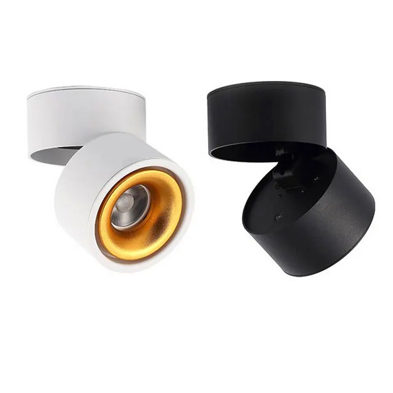 Surface Mounted Ceiling Lights 5W 7W 12W dimmable COB Modern Lamp Ceiling Foldable 360 degree rotatable COB spot light
Surface Mounted Ceiling Lights 5W 7W 12W dimmable COB Modern Lamp Ceiling Foldable 360 degree rotatable COB spot light