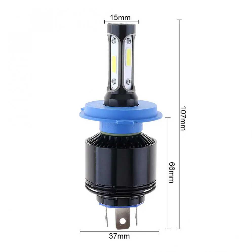 72W H4 HB2 9003 8000LM 6000K All-In-One without Line LED Headlight Kit Hi / Lo Beam Bulbs Automotive LED Headlamps for Cars
72W H4 HB2 9003 8000LM 6000K All-In-One without Line LED Headlight Kit Hi / Lo Beam Bulbs Automotive LED Headlamps for Cars