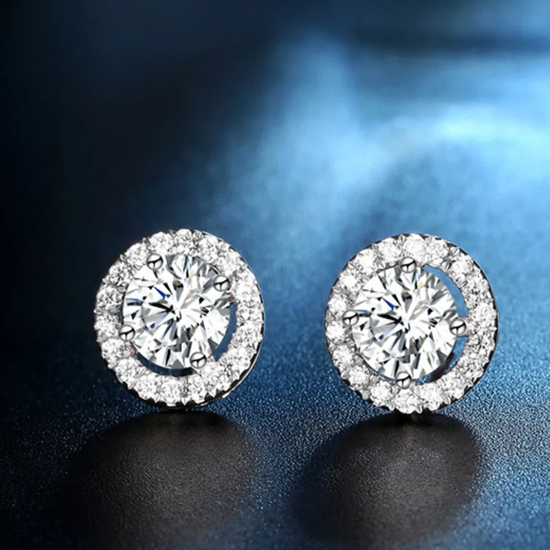 Stud Earrings For Wedding Elegant Silver Color AAA Cubic Zirconia Stone Earring
Stud Earrings For Wedding Elegant Silver Color AAA Cubic Zirconia Stone Earring