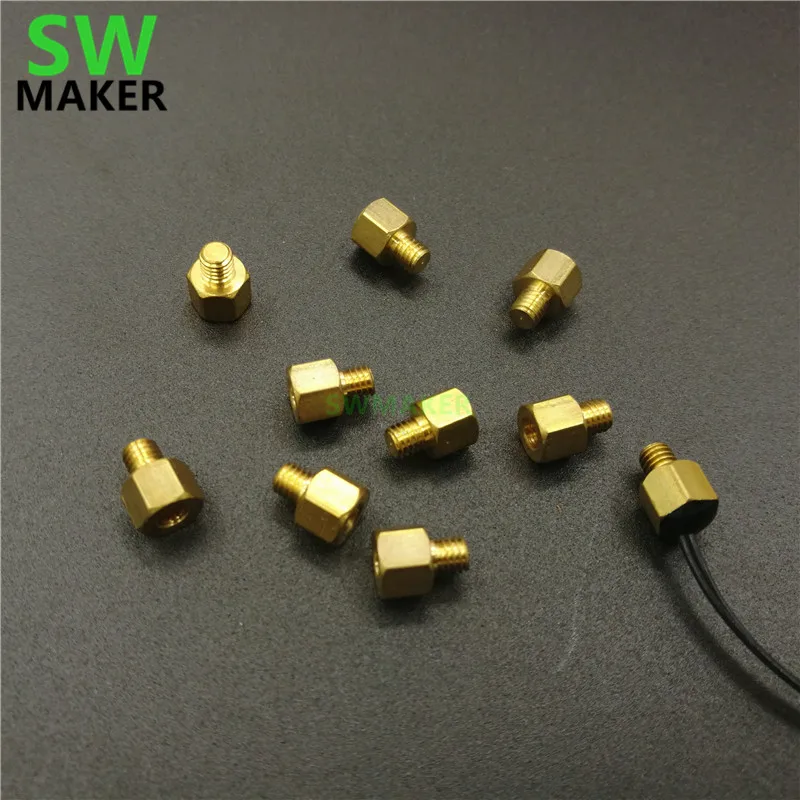 10pcs brass Modular M3 Stud Thermistor Mounting Sleeve head NTC3950 m3 for 3D Printer Reprap Prusa Hot End
10pcs brass Modular M3 Stud Thermistor Mounting Sleeve head NTC3950 m3 for 3D Printer Reprap Prusa Hot End